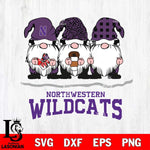 Northwestern Wildcats Gnomes Coffee Svg Eps Dxf Png File, Digital Download, Instant Download