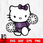 Northwestern Wildcats Hello Kitty sport 4 Svg Eps Dxf Png File, NCAA svg, Digital Download, Instant Download