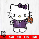 Northwestern Wildcats Hello Kitty sport 7 Svg Eps Dxf Png File, NCAA svg, Digital Download, Instant Download