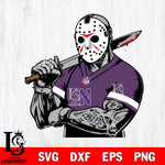 Northwestern Wildcats Jason Voorhees Horror 6 Svg Eps Dxf Png File, NCAA svg, Digital Download, Instant Download