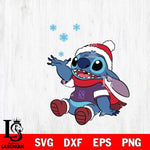 Northwestern Wildcats Stitch Wearing Winter Scarf Svg Eps Dxf Png File, Digital Download, Instant Download