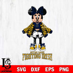 Notre Dame Fighting Irish Style Minnie Disney Svg Eps Dxf Png File, Digital Download, Instant Download