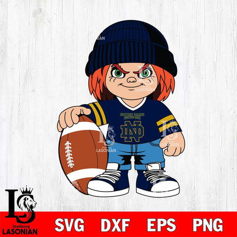 Notre Dame Fighting Irish Chucky Horror 4 Svg Eps Dxf Png File, NCAA svg, Digital Download, Instant Download
