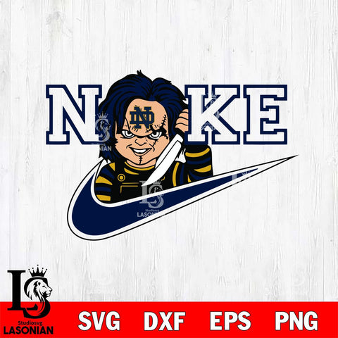 Notre Dame Fighting Irish Chucky Nike Svg Eps Dxf Png File, Digital Download, Instant Download