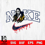 Notre Dame Fighting Irish Ghostface Nike Svg Eps Dxf Png File, Digital Download, Instant Download