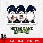 Notre Dame Fighting Irish Gnomes Coffee Svg Eps Dxf Png File, Digital Download, Instant Download