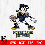 Notre Dame Fighting Irish Goofy Disney, Svg Eps Dxf Png File, Digital Download
