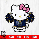 Notre Dame Fighting Irish Hello Kitty Cheerleader 3 Svg Eps Dxf Png File, Digital Download, Instant Download