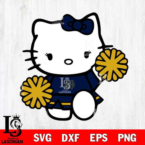 Notre Dame Fighting Irish Hello Kitty sport 4 Svg Eps Dxf Png File, NCAA svg, Digital Download, Instant Download