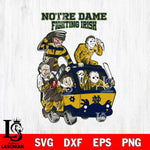 Notre Dame Fighting Irish Jason Voorhees Horror 10 Svg Eps Dxf Png File, NCAA svg, Digital Download, Instant Download