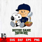 Notre Dame Fighting Irish Peanuts Snoopy Champion football SVG DXF EPS PNG FILE,Snoopy File Cut, NCAA Digital Download,Instant Download,Christmas Silhouette