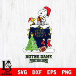 Notre Dame Fighting Irish Snoopy Sport 11 Svg Eps Dxf Png File, Digital Download