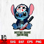 Notre Dame Fighting Irish Stitch Jason Voorhees Svg Eps Dxf Png File, NCAA svg, Digital Download, Instant Download