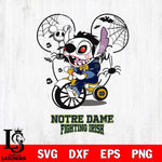 Notre Dame Fighting Irish Stitch Jigsaws Halloween Svg Eps Dxf Png File, Digital Download, Instant Download