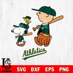 Oakland Athletics Peanuts Top Sport Svg Eps Dxf Png File, MLB File Cut,Digital Download,Instant Download,MLB Svg Files