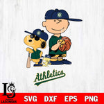 Oakland Athletics Peanuts baseball Svg Eps Dxf Png File, MLB File Cut,Digital Download,Instant Download,MLB Svg Files