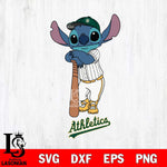 Oakland Athletics Stitch Baseball bat SVG DXF EPS PNG FILE, MLB File Cut, Digital Download,Instant Download, Silhouette, Stitch Cricut