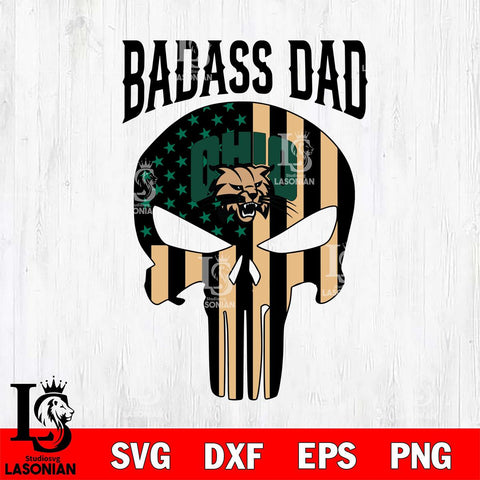 Ohio Bobcats Badass Dad Svg Eps Dxf Png File, Digital Download, Instant Download