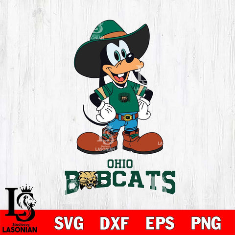 Ohio Bobcats Goofy Cowboy Sport SVG DXF EPS PNG FILE,NCAA svg ,Football Digital Download,Instant Download, Silhouette