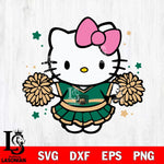 Ohio Bobcats Hello Kitty Cheerleader 10 Svg Eps Dxf Png File, Digital Download, Instant Download