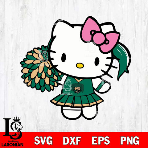 Ohio Bobcats Hello Kitty Cheerleader 12 Svg Eps Dxf Png File, Digital Download, Instant Download