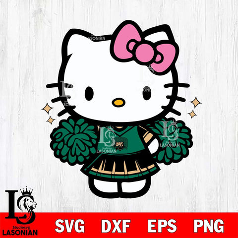 Ohio Bobcats Hello Kitty Cheerleader Svg Eps Dxf Png File, Digital Download, Instant Download