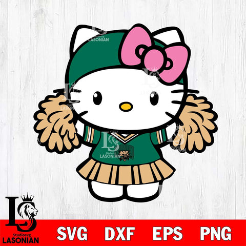 Ohio Bobcats Hello Kitty Cheerleader 5 Svg Eps Dxf Png File, Digital Download, Instant Download