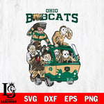 Ohio Bobcats Jason Voorhees Horror 10 Svg Eps Dxf Png File, NCAA svg, Digital Download, Instant Download