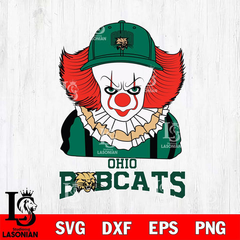 Ohio Bobcats Pennywise Horror Sport 10 Svg Eps Dxf Png File, Digital Download
