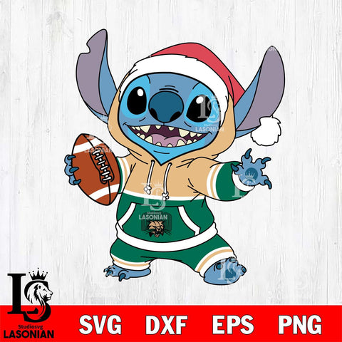Ohio Bobcats Stitch Football Christmas File Cut, NCAA SVG DXF EPS PNG FILE, Digital Download , Criucut , Silhouette