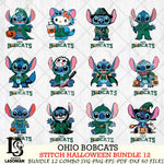 Ohio Bobcats Stitch Horror Bundle 12 SVG Svg Eps Dxf Png File, NCAA svg, Digital Download, Instant Download