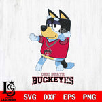 Ohio State Buckeyes Bluey Dad Dance Svg Eps Dxf Png File, Digital Download, Instant Download