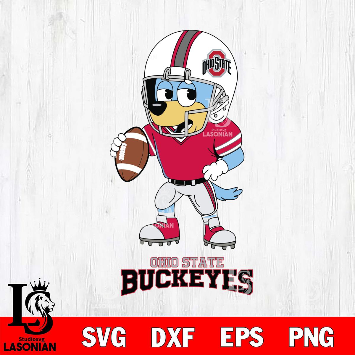 Ohio State Buckeyes Bluey rugby – lasoniansvg