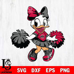 Ohio State Buckeyes Daisy Duck Cheerleader Svg Eps Dxf Png File, NCAA svg, Digital Download, Instant Download