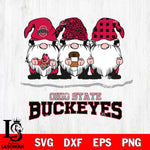 Ohio State Buckeyes Gnomes Coffee Svg Eps Dxf Png File, Digital Download, Instant Download