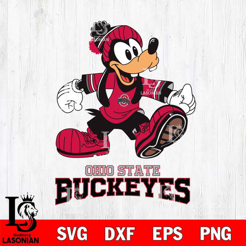Ohio State Buckeyes Goofy Cool Sport SVG DXF EPS PNG FILE,NCAA svg ,Football Digital Download,Instant Download, Silhouette
