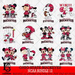 Ohio State Buckeyes NCAA Bundle 12 Svg Eps Dxf Png File,Bundle NCAA svg , Digital Download , Instant Download, Cricut File
