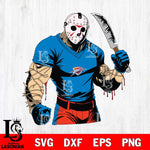 Oklahoma City Thunder Jason Voorhees Horror 8 Svg Eps Dxf Png File, NBA svg, Digital Download, Instant Download
