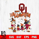 Oklahoma Sooners Bluey Halloween Family Svg Eps Dxf Png File, Digital Download, Instant Download