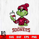 Oklahoma Sooners Boujee Grinch Heart Christmas Cut Files Cricut, Svg Dxf Eps Png file, Digital download , Silhouette