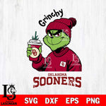 Oklahoma Sooners Grinchy Bougie Christmas Cut Files Cricut, Svg Dxf Eps Png file, Digital download , Silhouette