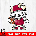 Oklahoma Sooners Hello Kitty sport 2 Svg Eps Dxf Png File, NCAA svg, Digital Download, Instant Download