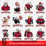 Oklahoma Sooners Jason Voorhees NCAA Bundle 12 SVG Svg Eps Dxf Png File, Digital Download