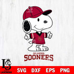 Oklahoma Sooners Snoopy football SVG DXF EPS PNG FILE,Snoopy File Cut, NCAA Digital Download,Instant Download,Christmas Silhouette