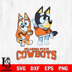Oklahoma State Cowboys Bluey Chilli Mode Dance Svg Eps Dxf Png File, Digital Download, Instant Download