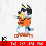 Oklahoma State Cowboys Bluey Dad Dance Svg Eps Dxf Png File, Digital Download, Instant Download