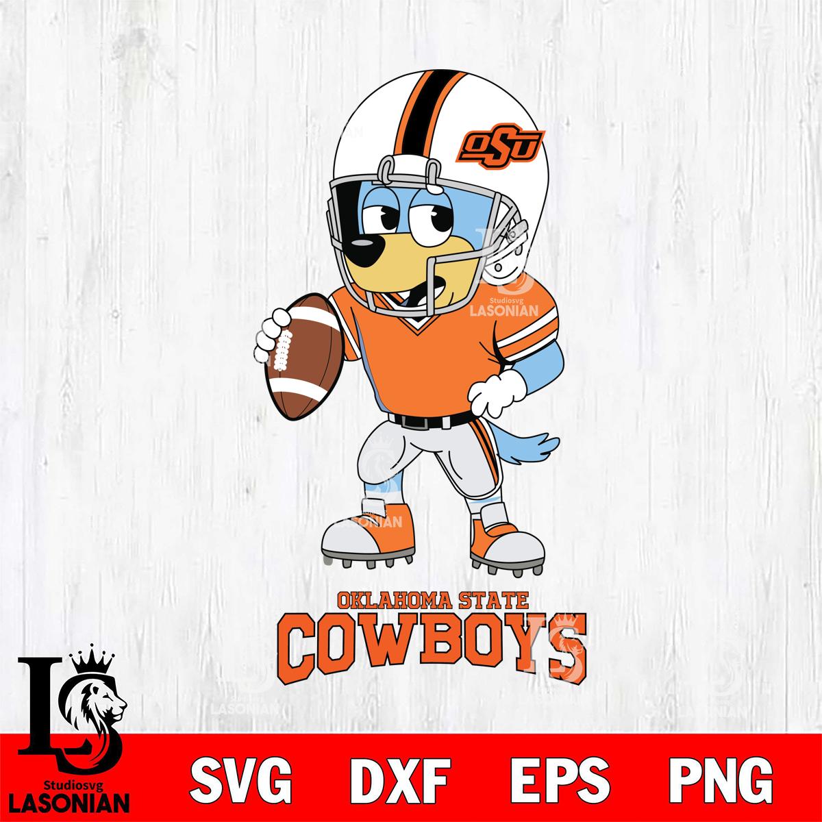 Oklahoma State Cowboys Bluey rugby – lasoniansvg