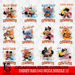 Oklahoma State Cowboys Disney Rad Dad NCAA Bundle 12 SVG DXF EPS PNG FILE, BUNDLE NCAA Disney Father day File Cut,Digital Download,Instant Download,Disney Svg Files