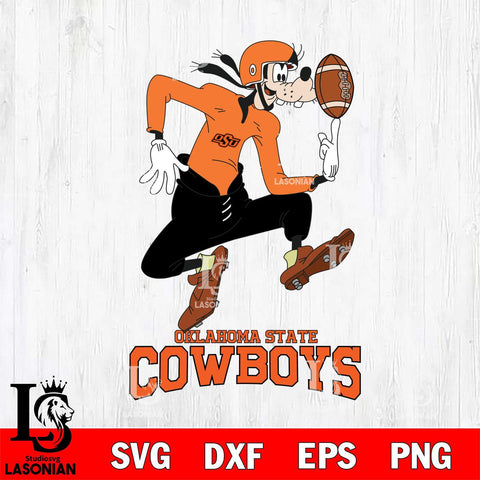Oklahoma State Cowboys Goofy Circus Football SVG DXF EPS PNG FILE,NCAA svg ,Football Digital Download,Instant Download, Silhouette