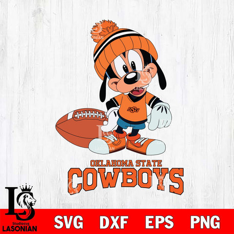 Oklahoma State Cowboys Goofy Football SVG DXF EPS PNG FILE,NCAA svg ,Football Digital Download,Instant Download, Silhouette